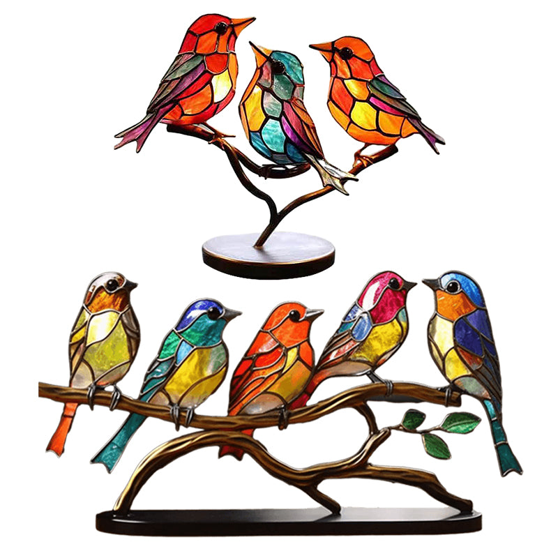 🔥🔥🔥Hot Sale-Metal Birds Craft Statue Ornaments