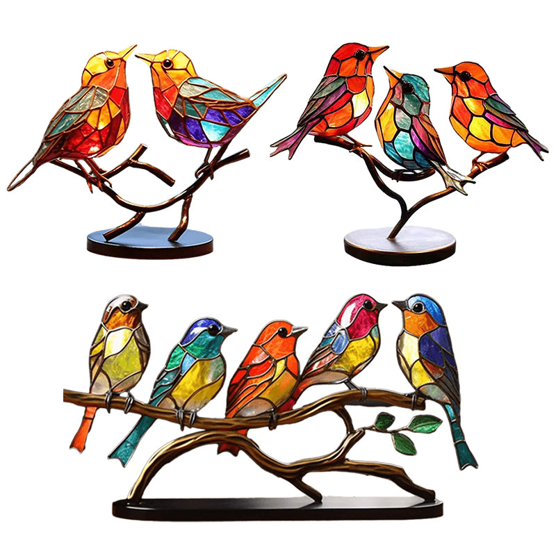 🔥🔥🔥Hot Sale-Metal Birds Craft Statue Ornaments