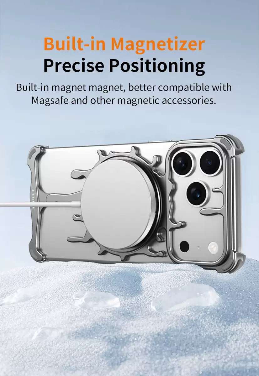 New Design Personalized Glacier Series Magnetic Phone Case