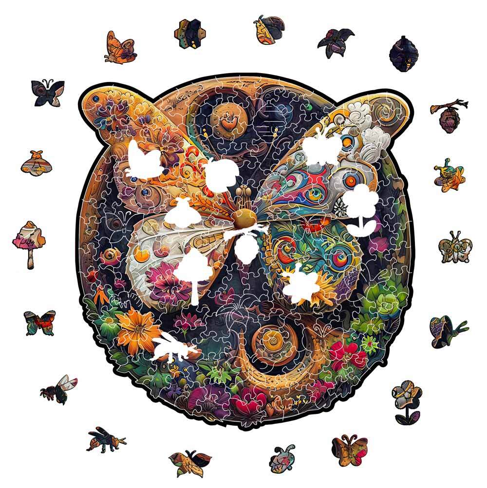 Mosaic Butterfly - Jigsaw Puzzle