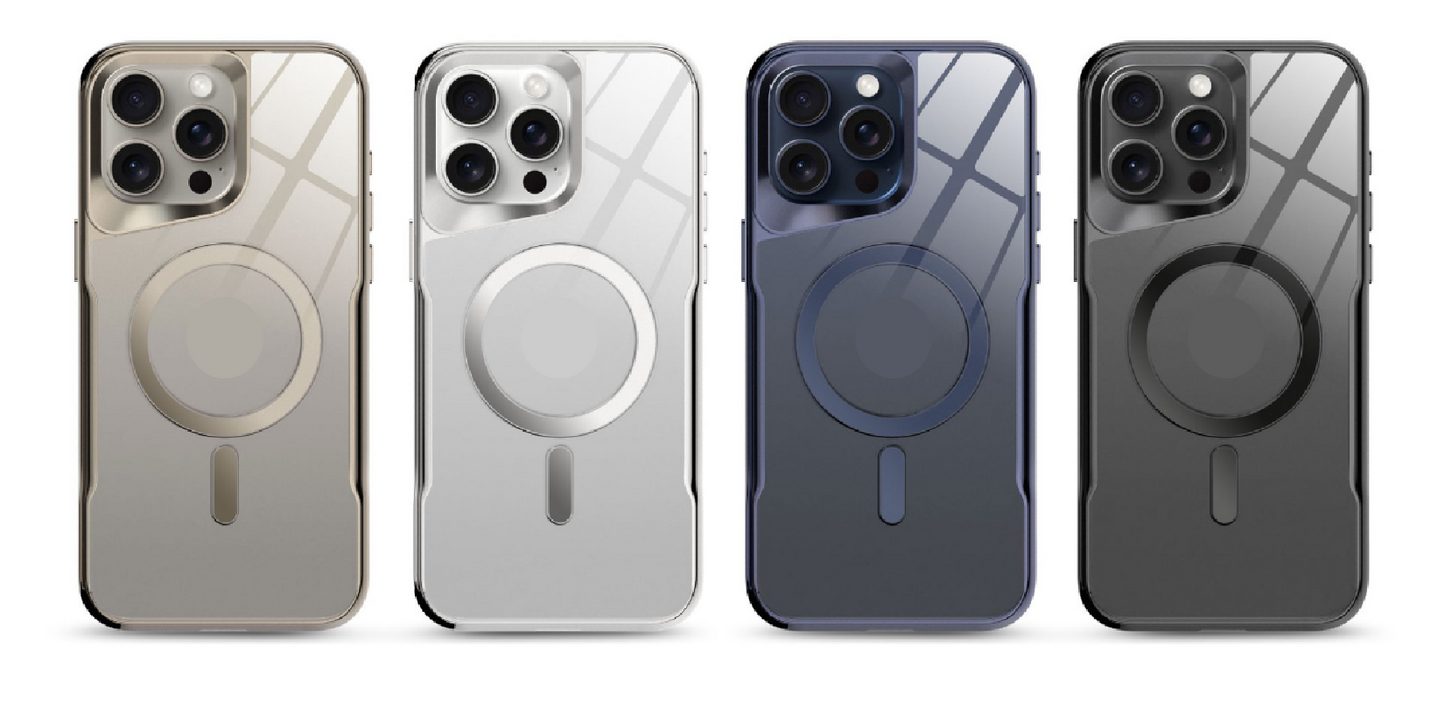 New Small Waist Transparent Magnetic Phone Case