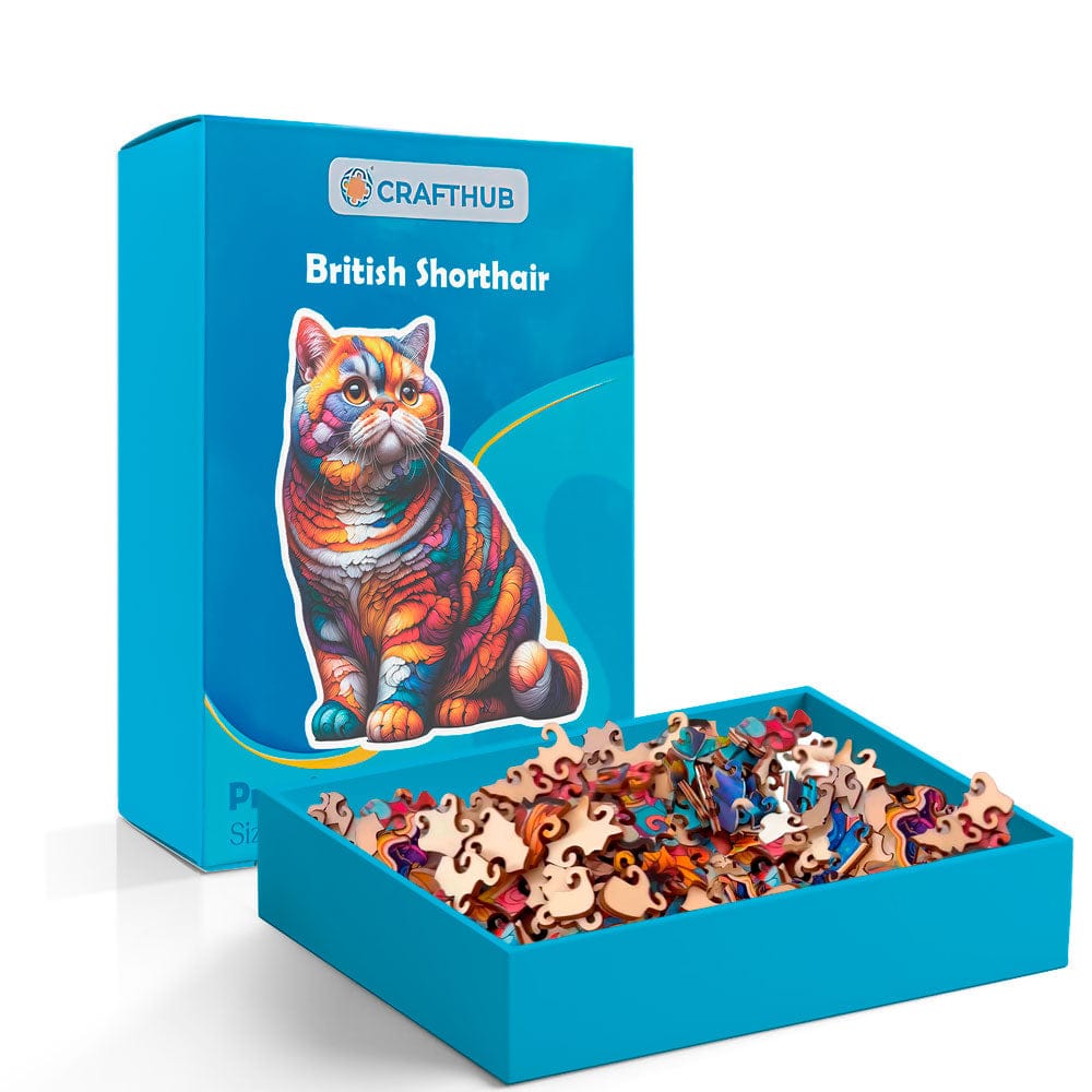British Shorthair Cat - Jigsaw Puzzle