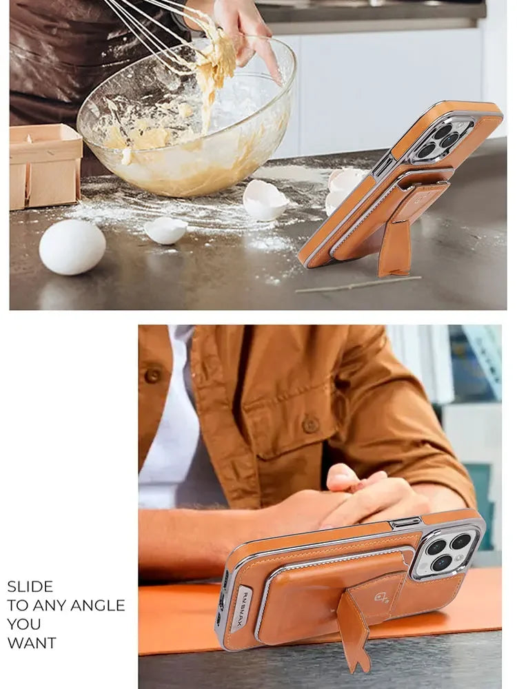 2024 Detachable Wallet Stand Card Holder Leather Case For iPhone 15 14 13 12 Series