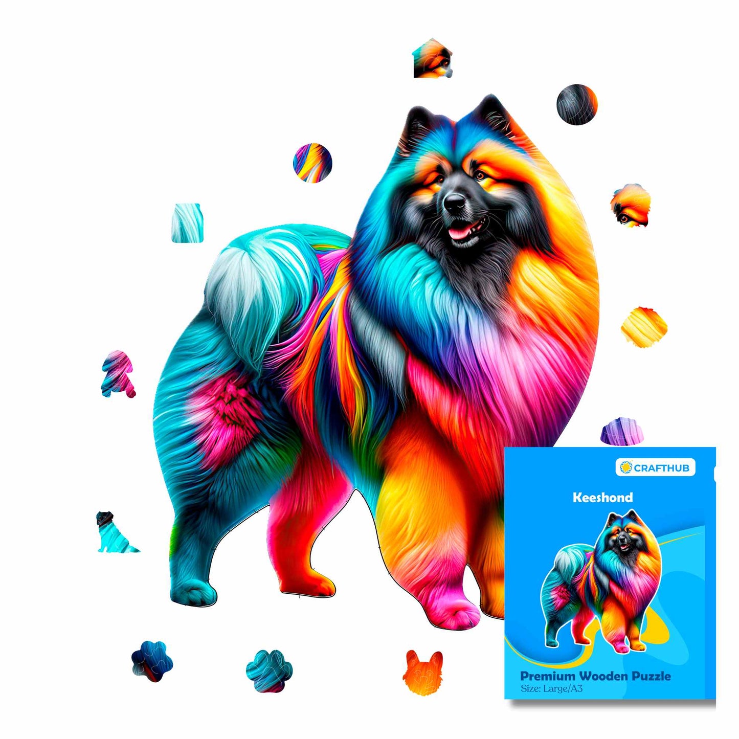 Keeshond Dog - Jigsaw Puzzle