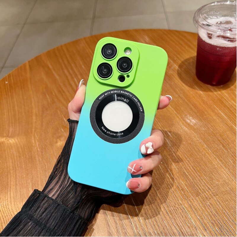 Gradient Magnetic For Magsafe Wireless Charging Case For IPhone