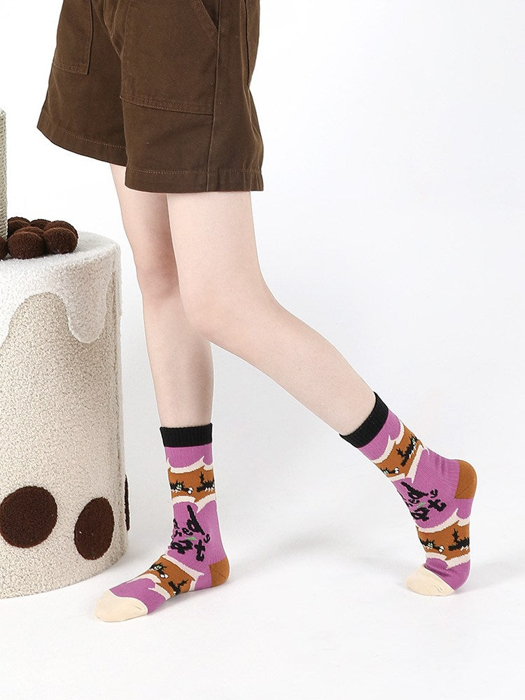 Adorable Cartoon Cotton Socks-Fluffy Cat
