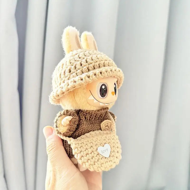 Handmade Labubu Crochet Animal Outfits