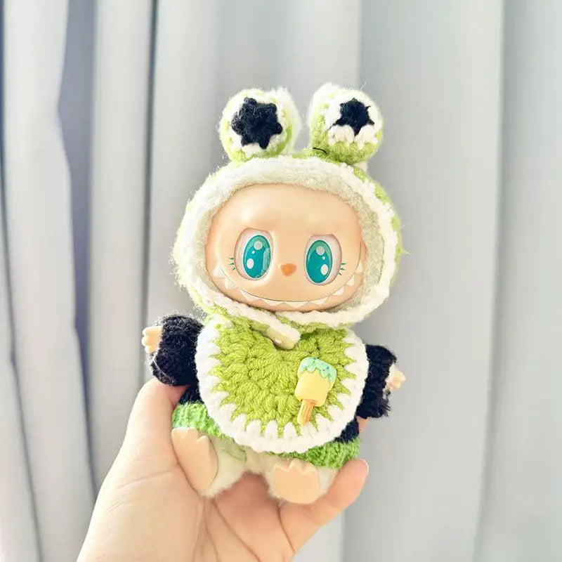 Handmade Labubu Crochet Animal Outfits