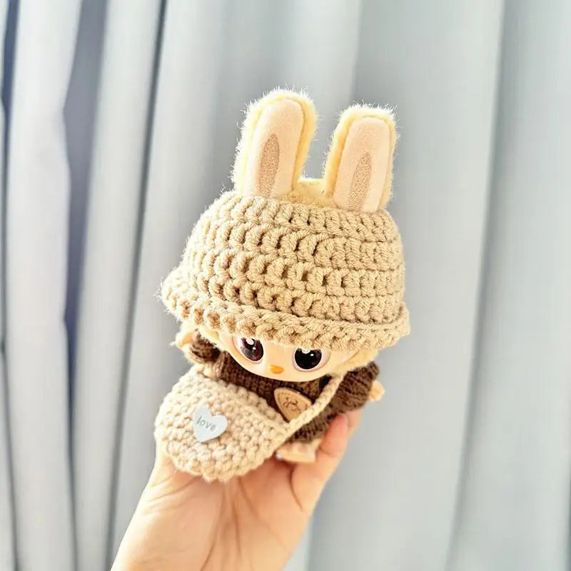 Handmade Labubu Crochet Animal Outfits