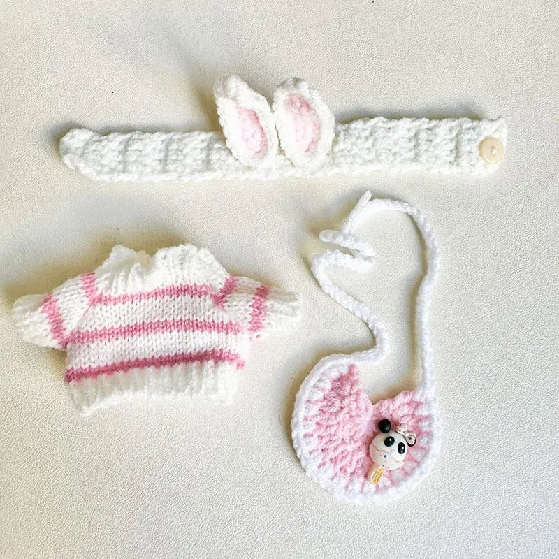 Handmade Labubu Crochet Animal Outfits