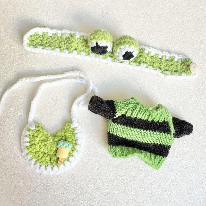 Handmade Labubu Crochet Animal Outfits