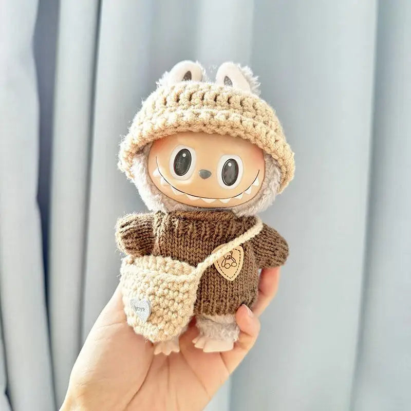 Handmade Labubu Crochet Animal Outfits