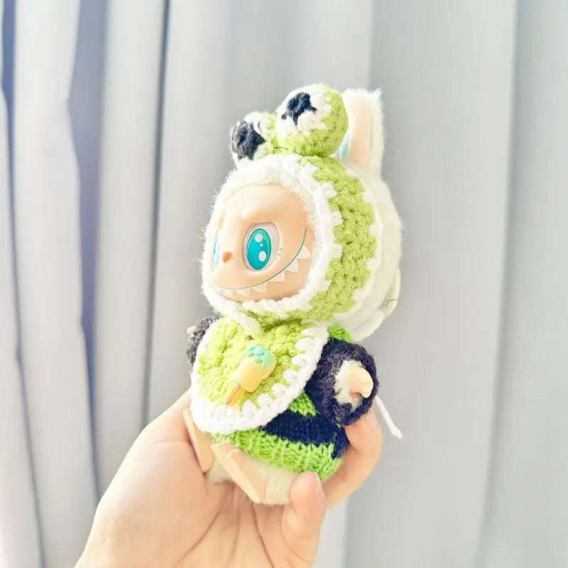 Handmade Labubu Crochet Animal Outfits