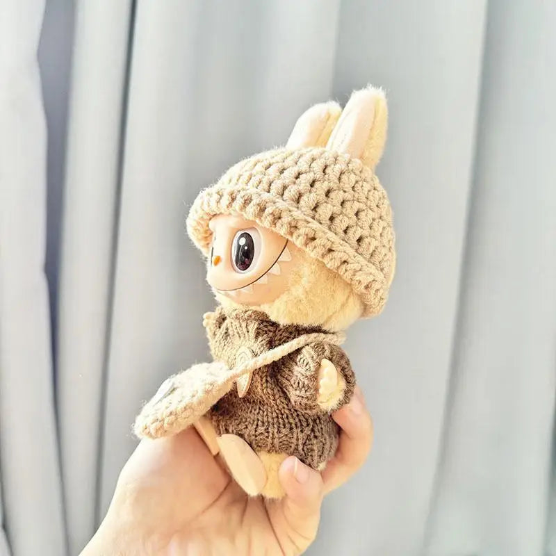 Handmade Labubu Crochet Animal Outfits