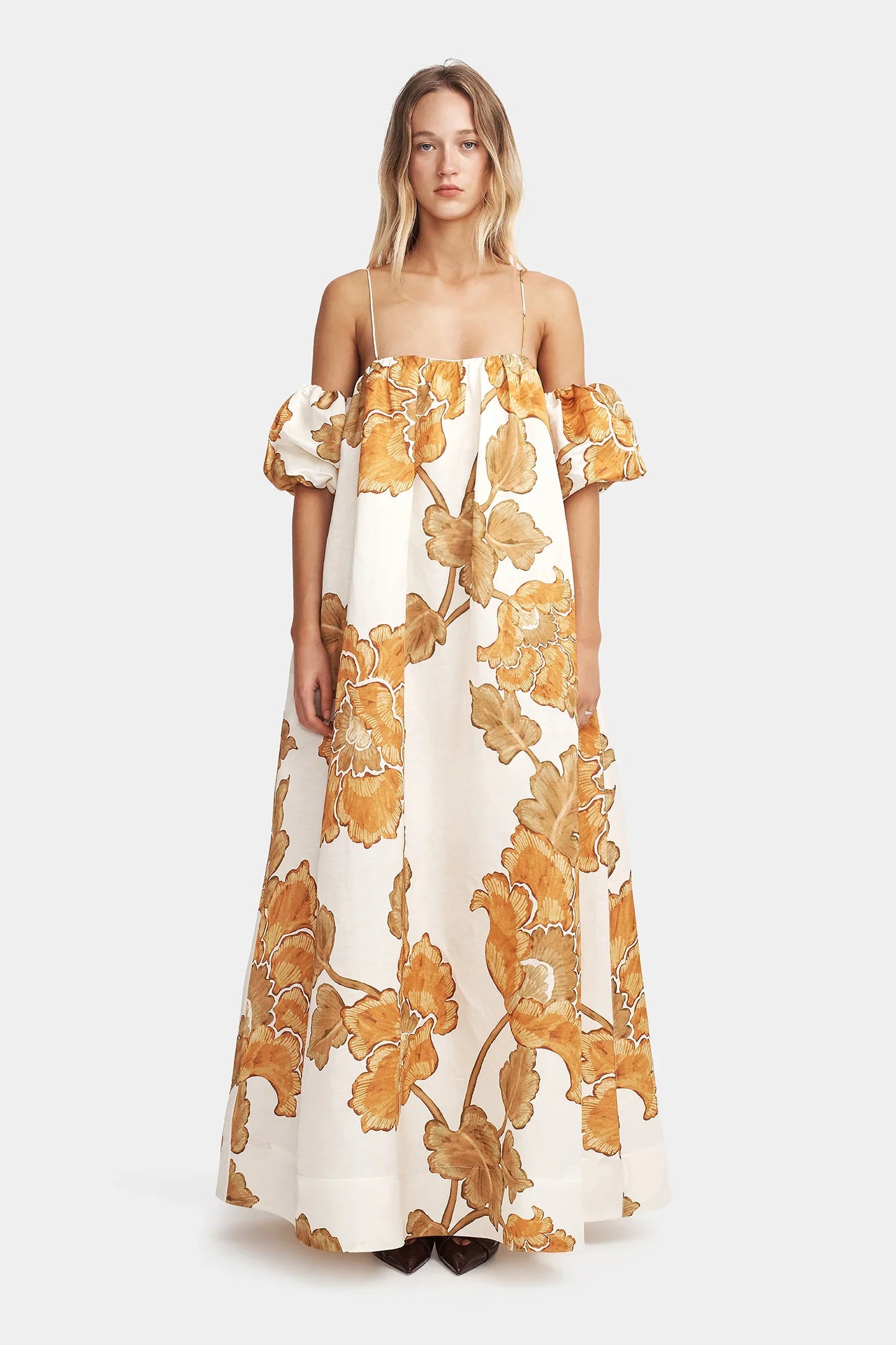 VETIVER DRESS SUNSHINE BLOOM