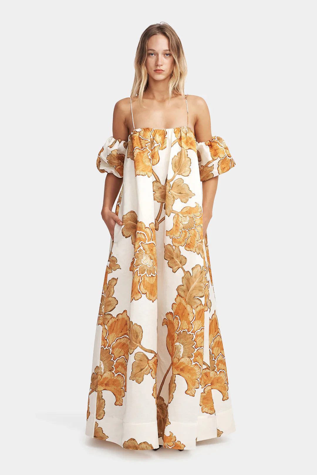 VETIVER DRESS SUNSHINE BLOOM
