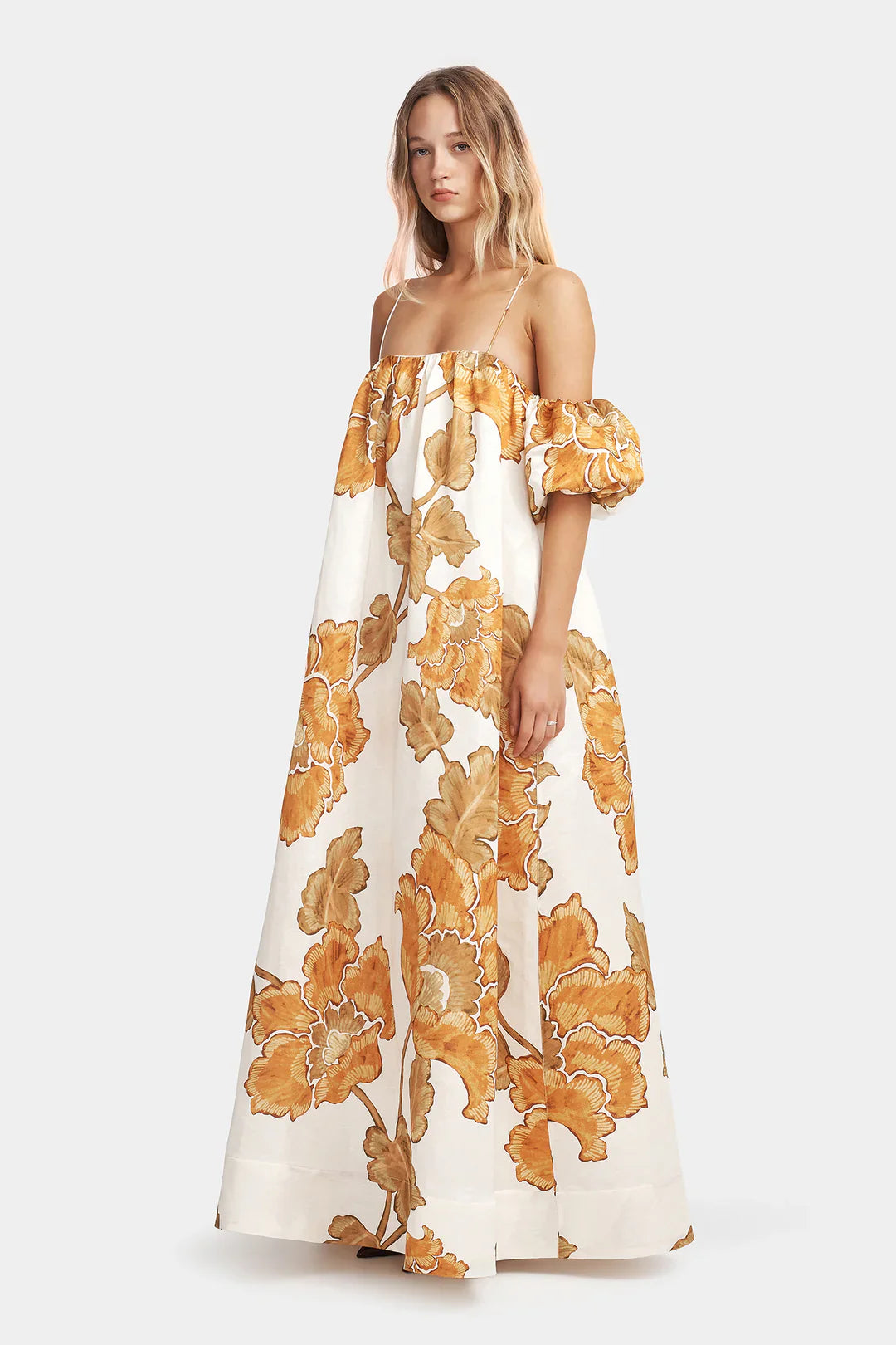 VETIVER DRESS SUNSHINE BLOOM