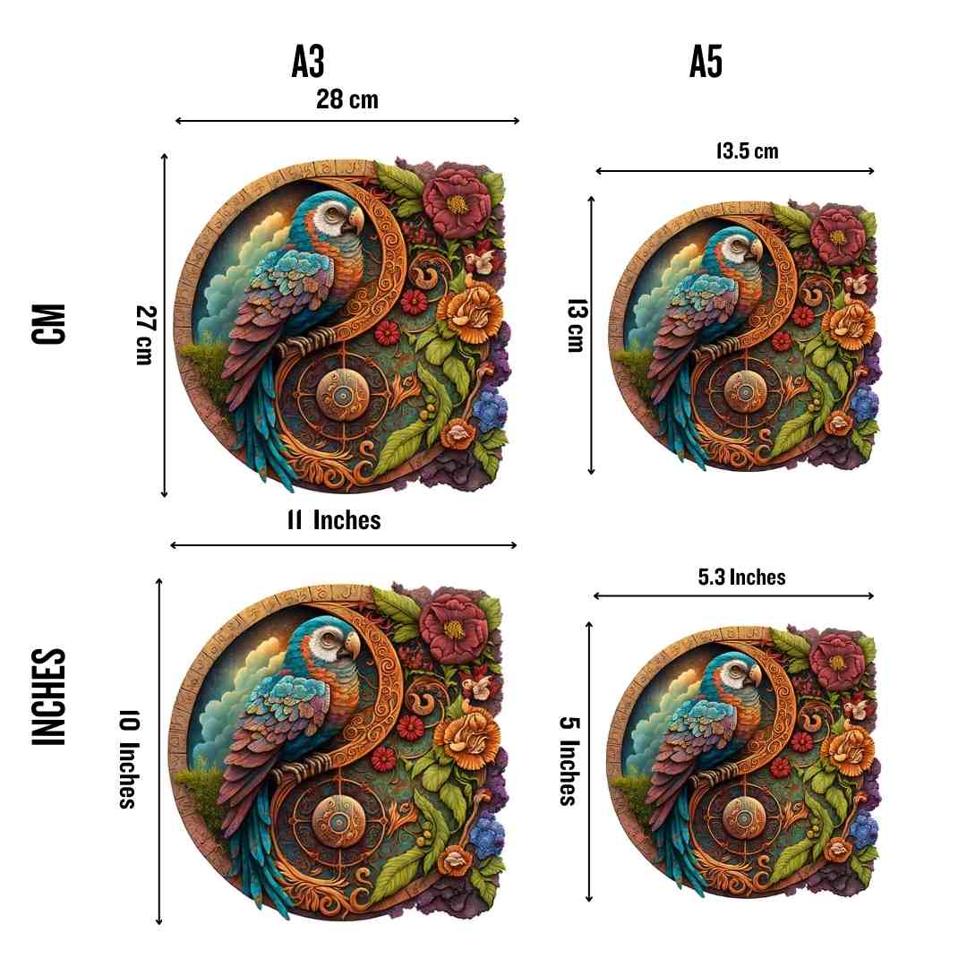 Parrot Yin Yang - Jigsaw Puzzle