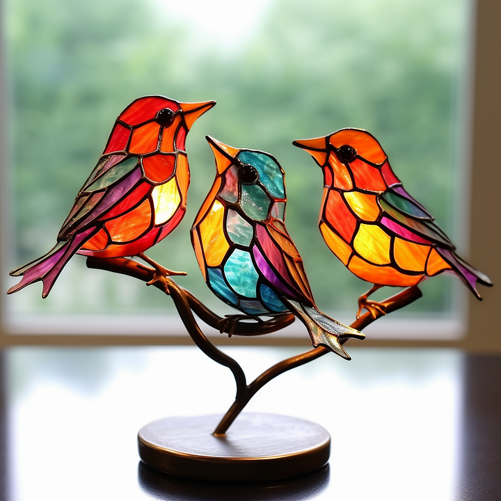 🔥🔥🔥Hot Sale-Metal Birds Craft Statue Ornaments