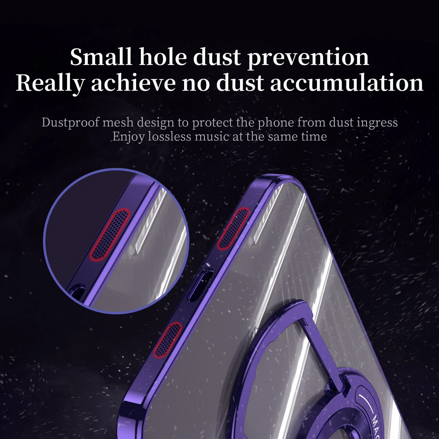 (๐2024-Christmas Hot Sale๐)Magnetic Holder Plating Phone Case for iPhone
