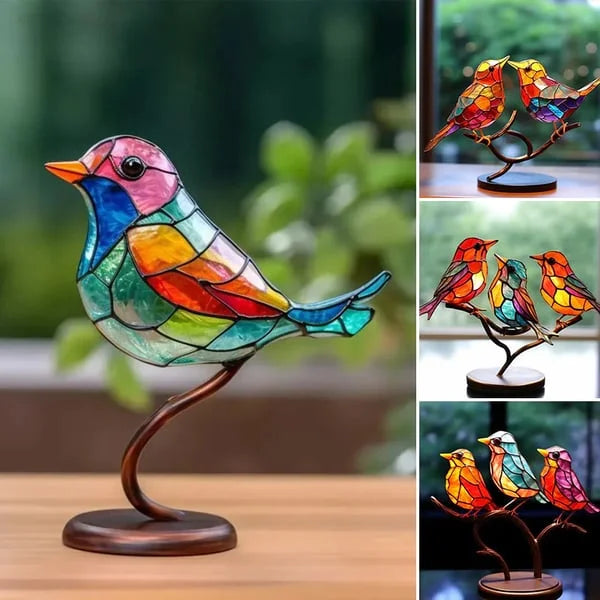 🔥🔥🔥Hot Sale-Metal Birds Craft Statue Ornaments