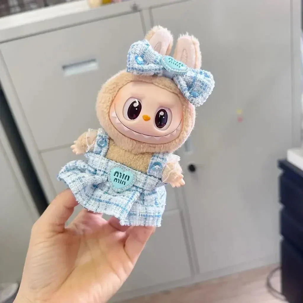 Handmade Labubu Heart Dress Outfit with Accessories