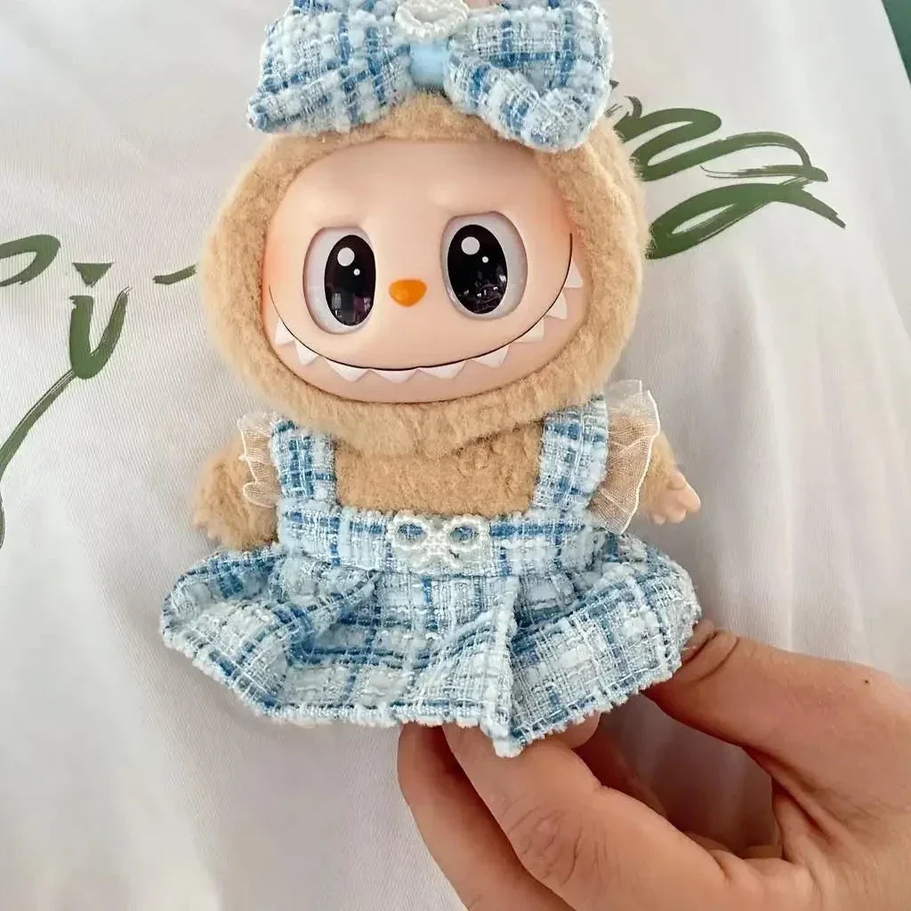 Handmade Labubu Heart Dress Outfit with Accessories