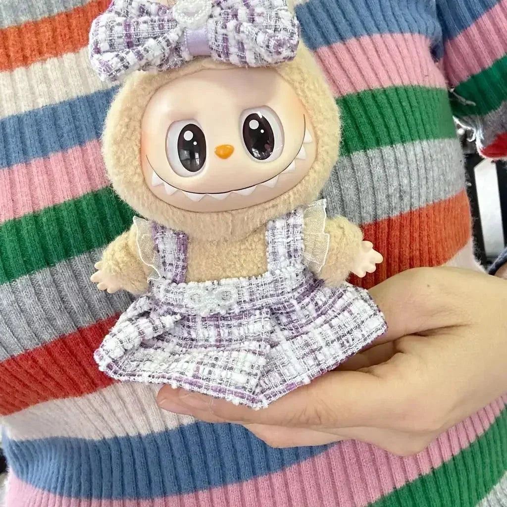 Handmade Labubu Heart Dress Outfit with Accessories