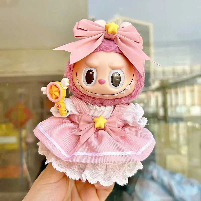 Handmade Labubu Sailor Moon Outfit with Accessories