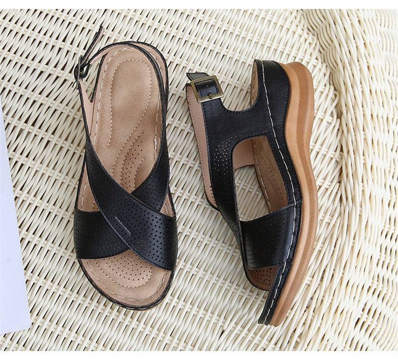 Libiyi Solid Color Casual Women's Sandals