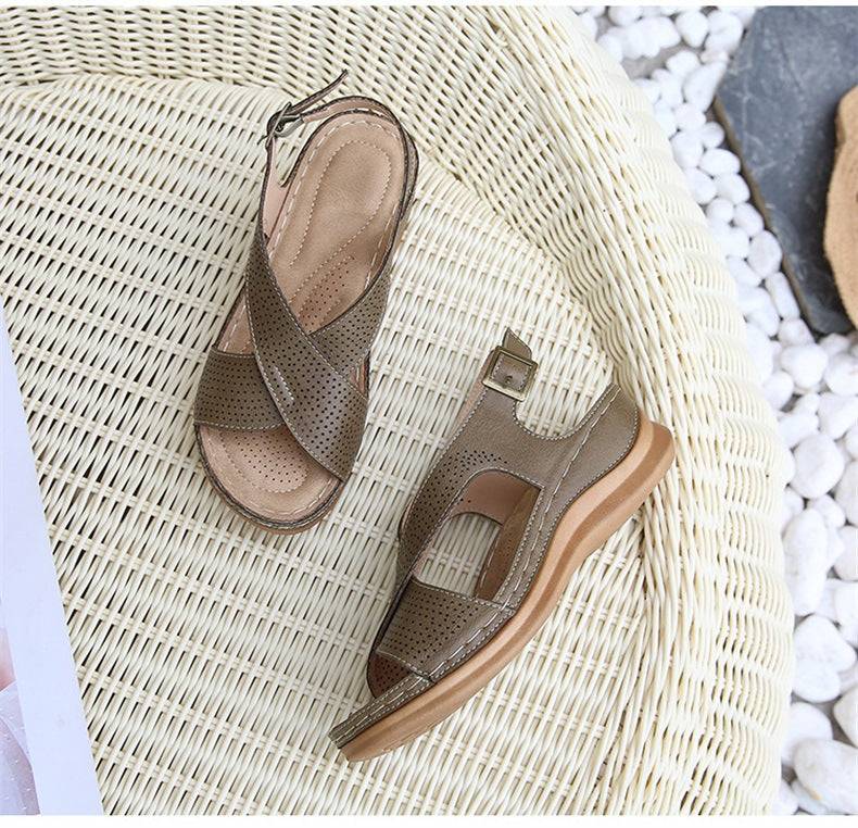 Libiyi Solid Color Casual Women's Sandals