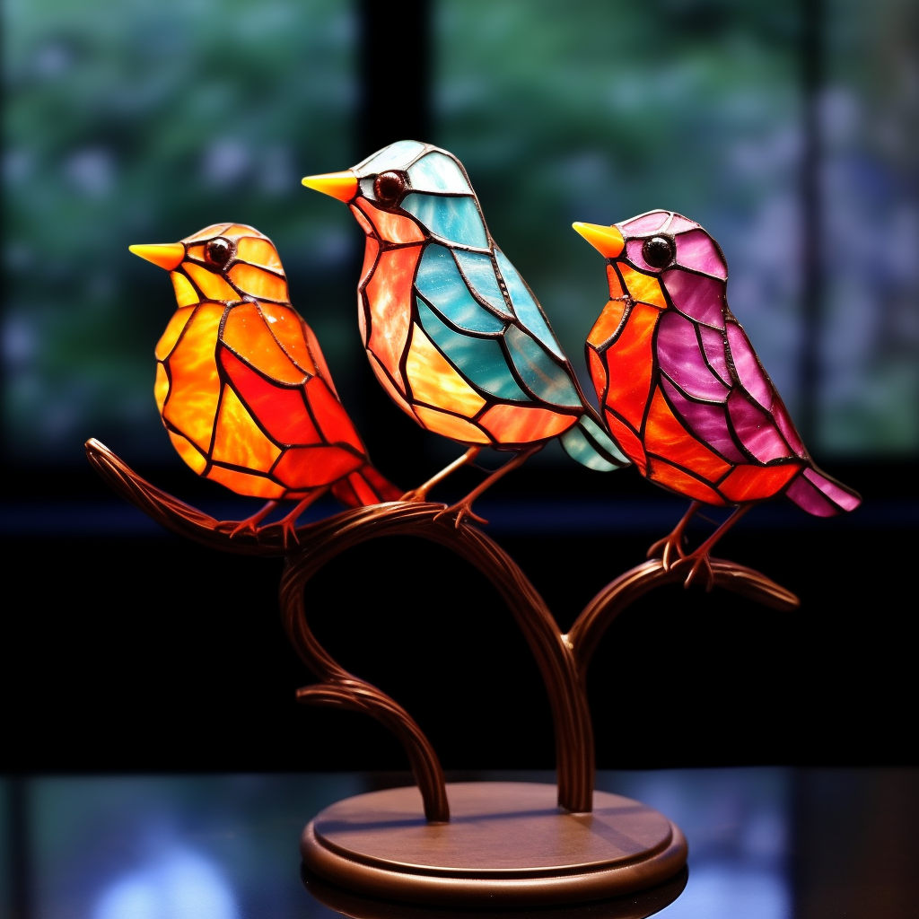 🔥🔥🔥Hot Sale-Metal Birds Craft Statue Ornaments
