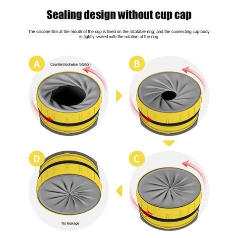 Lidless Portable Twist Cup