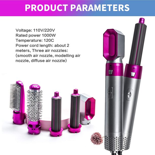🔥50% OFF Sale Ends Tonight!🔥5 In 1 Hair Dryer Brush - Best Blow Dryer Brush Set