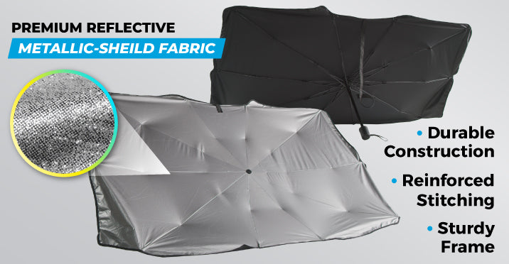Car Windshield Sunshade Umbrella - Foldable Car Umbrella Sun Shade Cover, UV Block for Car Front Window