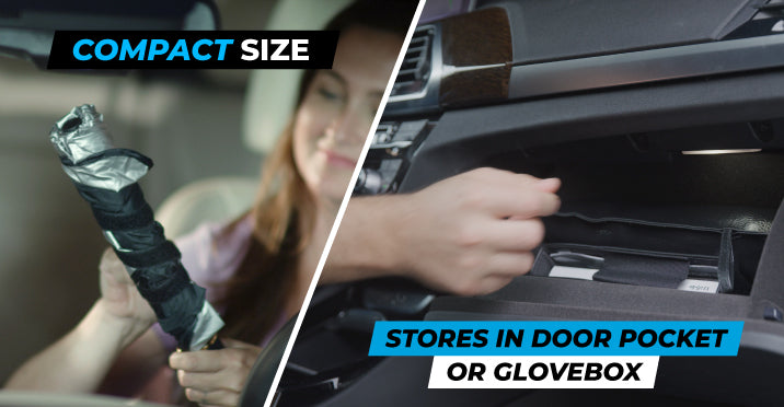 Car Windshield Sunshade Umbrella - Foldable Car Umbrella Sun Shade Cover, UV Block for Car Front Window