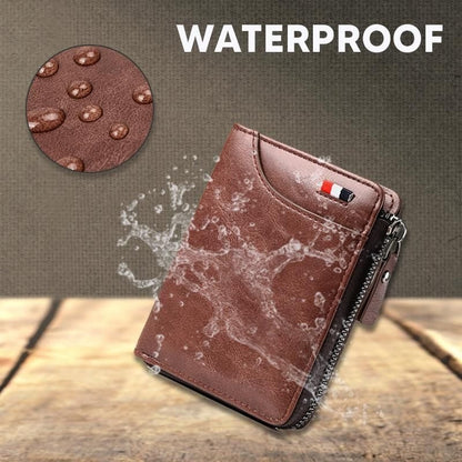 Waterproof Leather Multi-function RFID Blocking Wallet