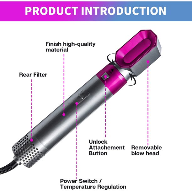 🔥50% OFF Sale Ends Tonight!🔥5 In 1 Hair Dryer Brush - Best Blow Dryer Brush Set