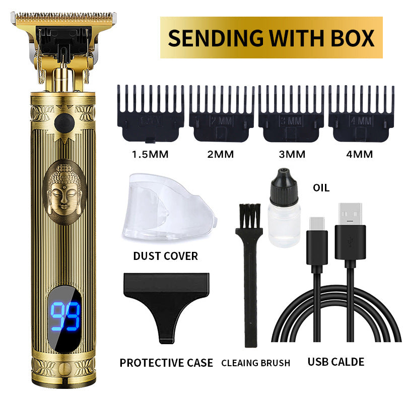 Newest LCD Hair Clippers Professional Hair Trimmer pl