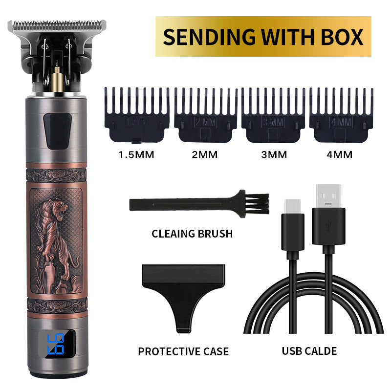【50% Off Today!!】LCD Hair Clippers Professional Hair Trimmer