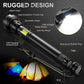 LED Rechargeable Tactical Laser Flashlight High Lumens