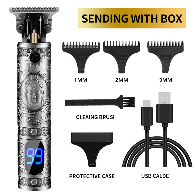 【50% Off Today!!】LCD Hair Clippers Professional Hair Trimmer