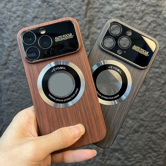 Wood Grain Magsafe Phone Case