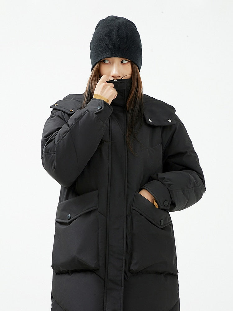 Women Winter Warm Jacket Coat Long Puffer Parkas