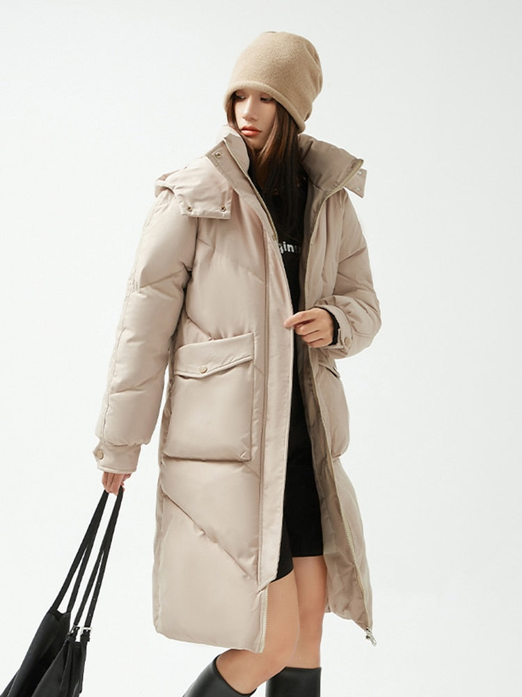 Women Winter Warm Jacket Coat Long Puffer Parkas