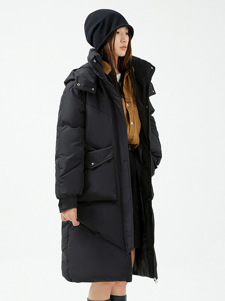 Women Winter Warm Jacket Coat Long Puffer Parkas