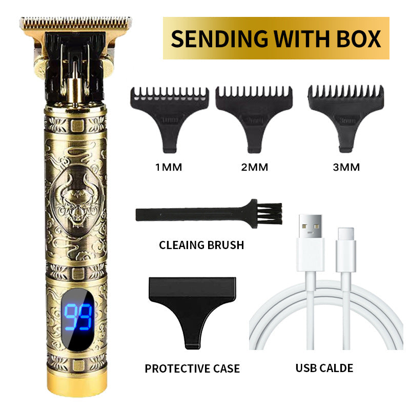 【50% Off Today!!】LCD  Hair Clippers Professional Hair Trimmer