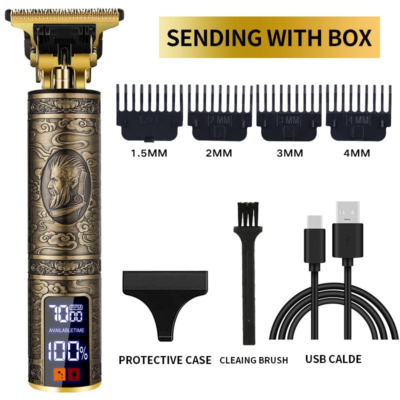 【50% Off Today!!】LCD Hair Clippers Professional Hair Trimmer