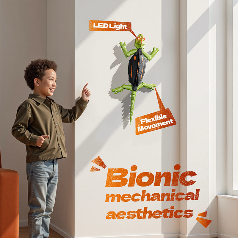 60% OFF❗❗Ends in 3 hrs⏳ Exclusive Christmas Deal!  LOVILDS LED RC Wall Crawler Gecko