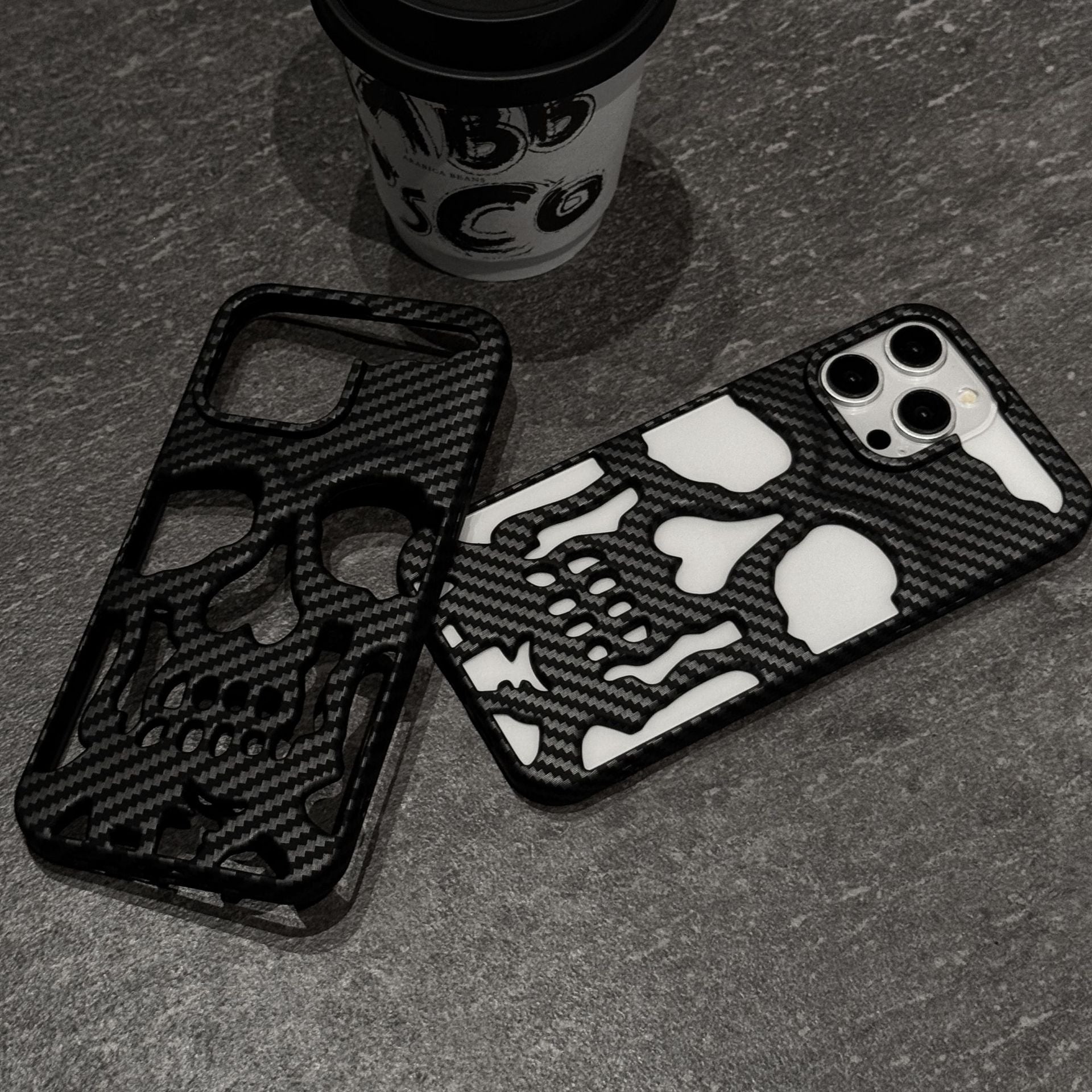 Carbon Fiber Skullcap Series Case